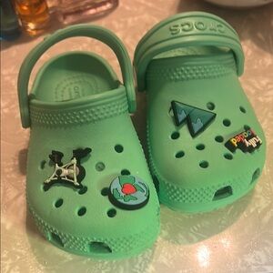 Crocs Kids' Green Clogs